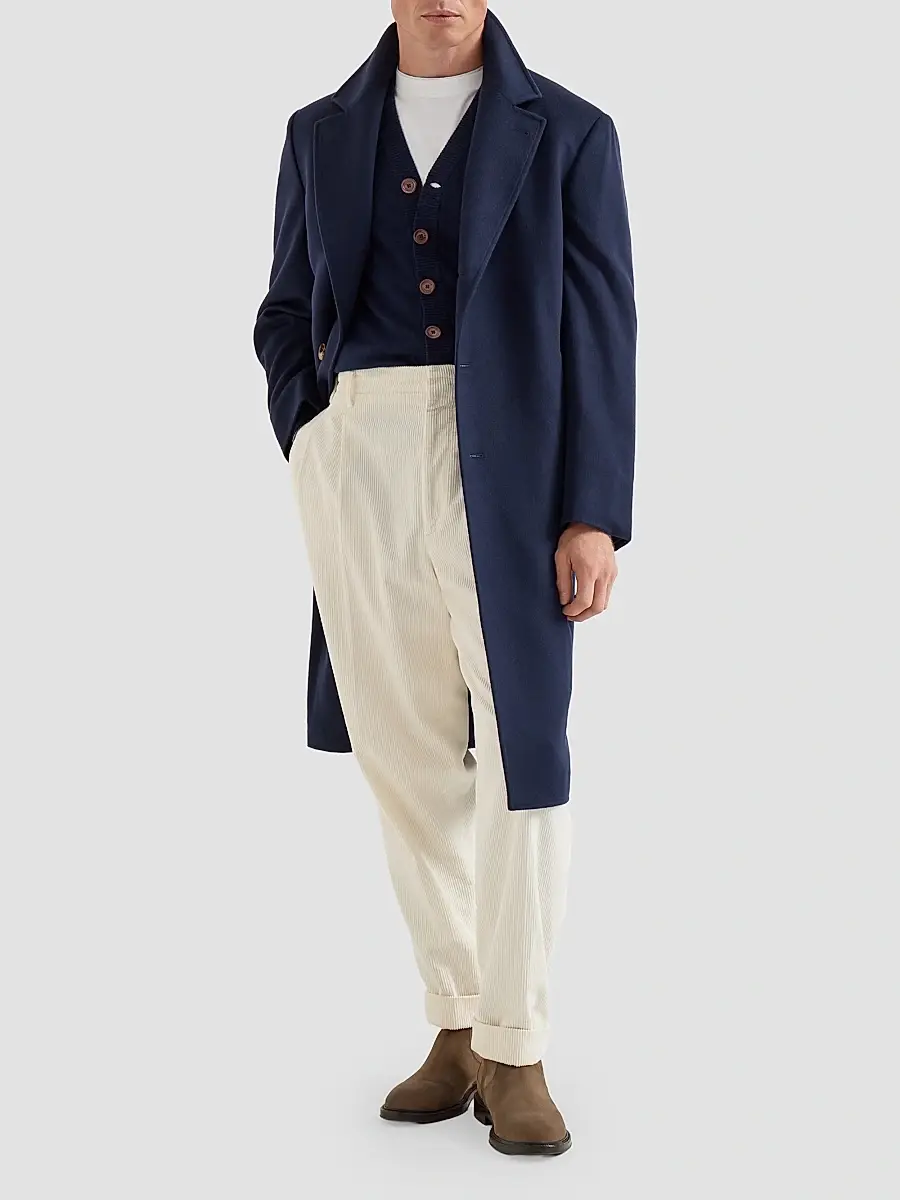 Brunello Cucinelli Men's Cashmere Cardigan | Thumbnail 2 Brunello Cucinelli Men's Cashmere Cardigan | Thumbnail 2