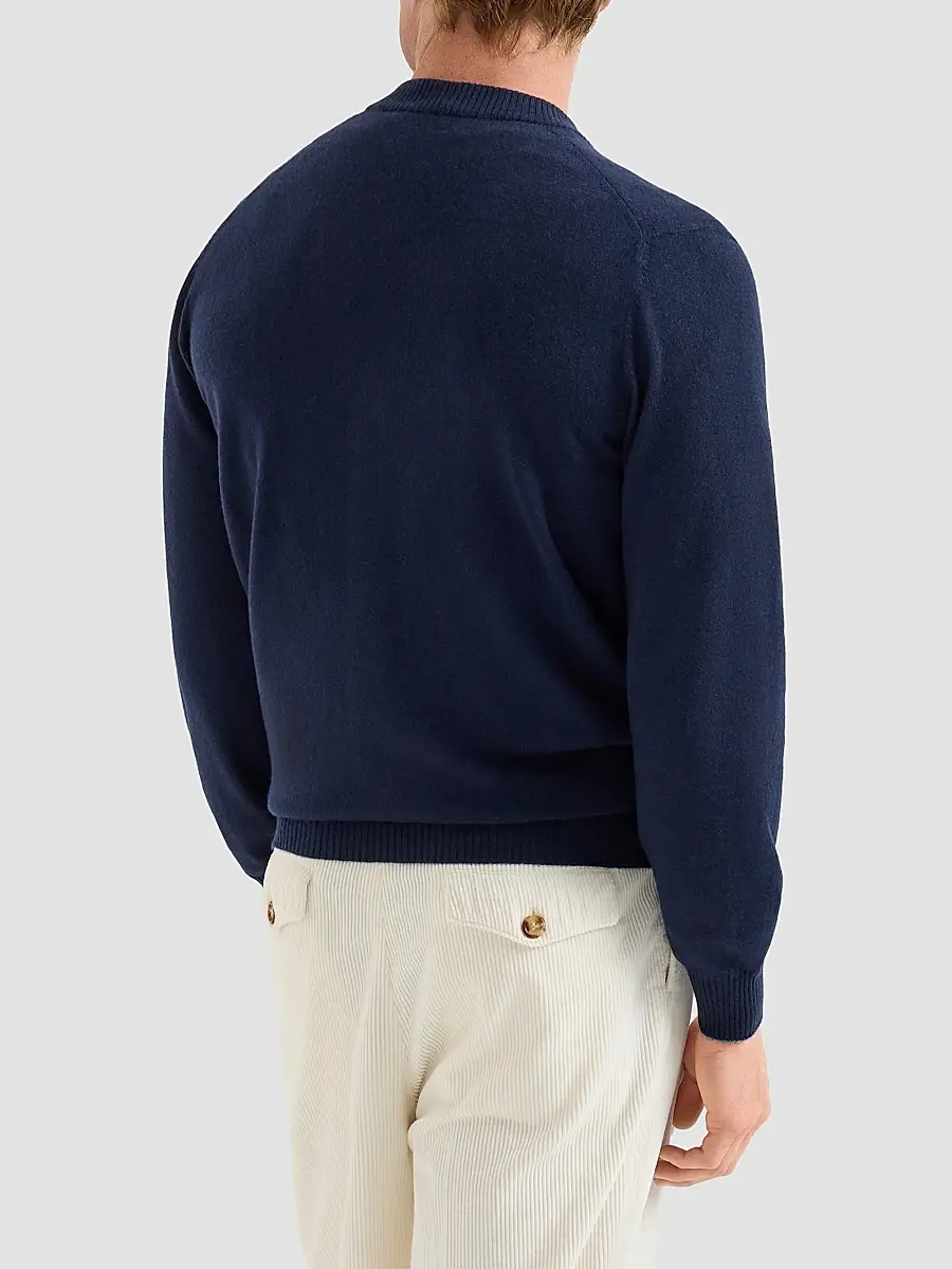 Brunello Cucinelli Men's Cashmere Cardigan | Thumbnail 4 Brunello Cucinelli Men's Cashmere Cardigan | Thumbnail 4
