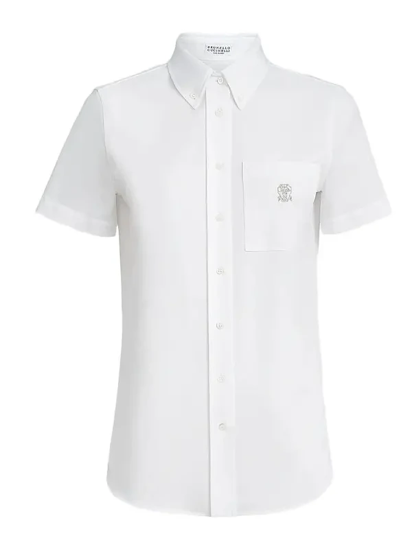 Women's Stretch Cotton Piqué Short Sleeve Shirt Women's Stretch Cotton Piqué Short Sleeve Shirt