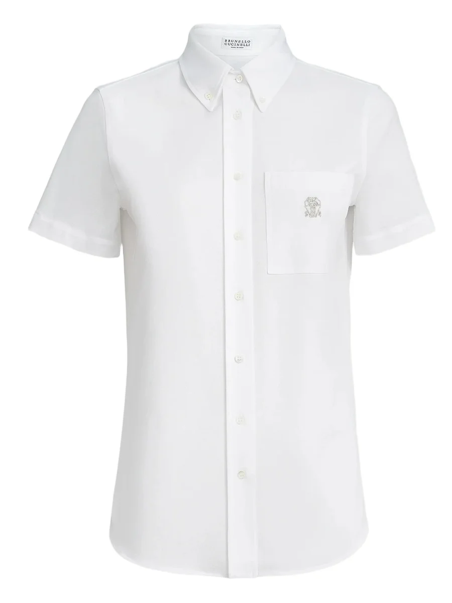 Women's Stretch Cotton Piqué Short Sleeve Shirt Women's Stretch Cotton Piqué Short Sleeve Shirt