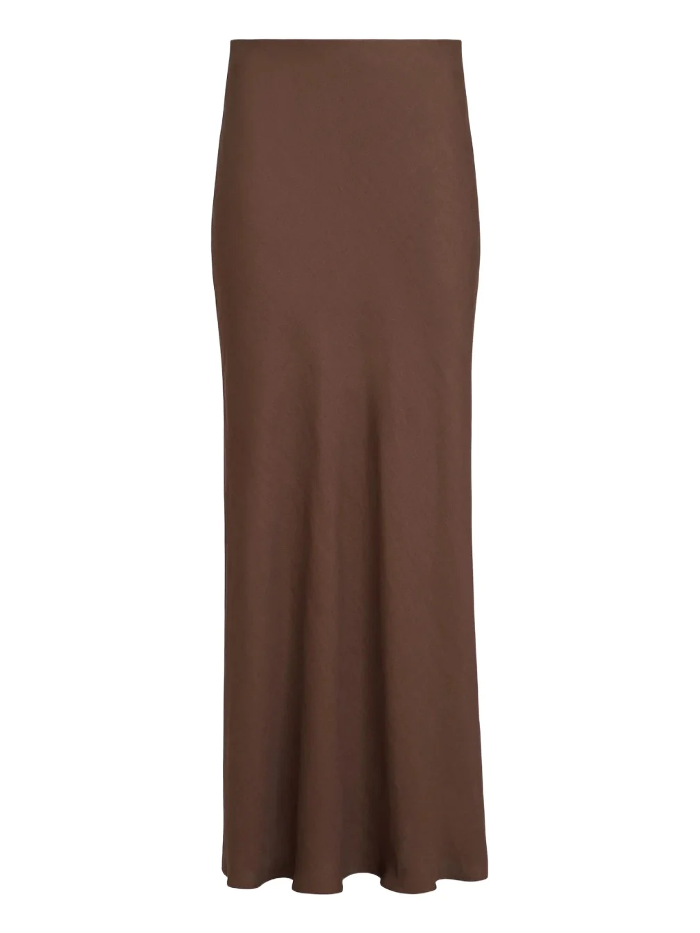 Women's Viscose and Linen Twill Fluid Bias-Cut Skirt Women's Viscose and Linen Twill Fluid Bias-Cut Skirt