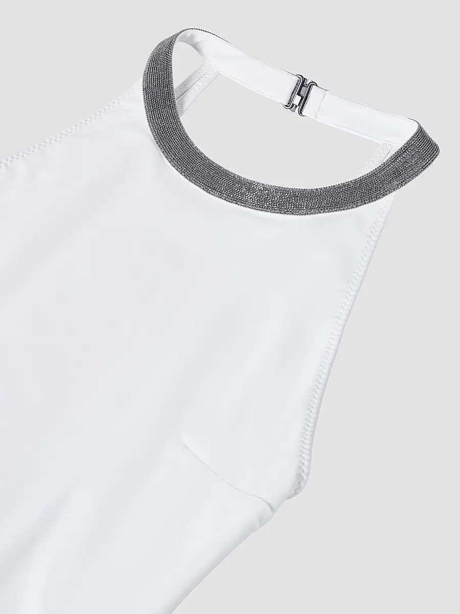 Brunello Cucinelli Women's Techno Jersey Bathing Suit | Thumbnail 6 Brunello Cucinelli Women's Techno Jersey Bathing Suit | Thumbnail 6