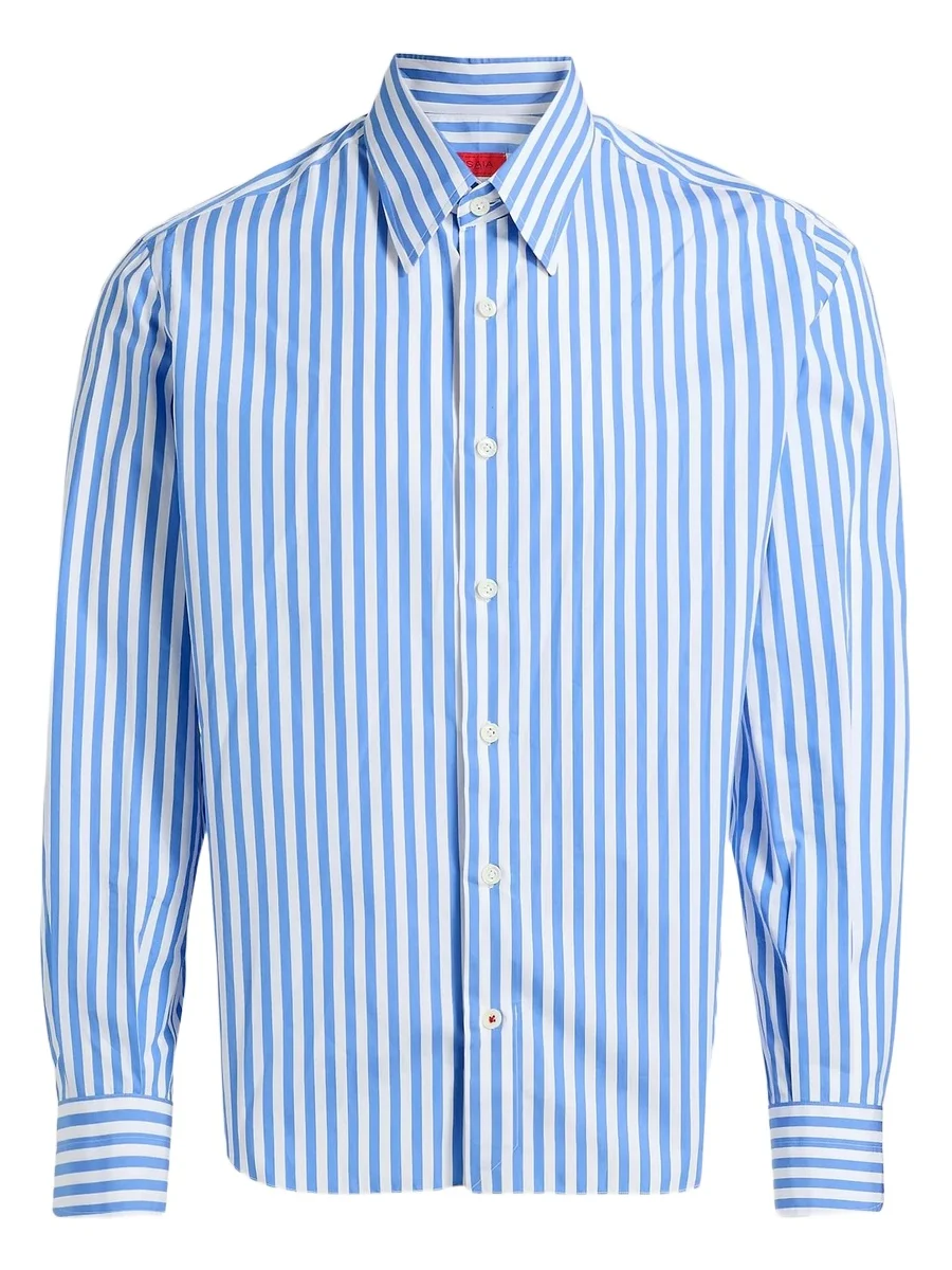 Isaia Men's Bengal Stripe Cotton Shirt