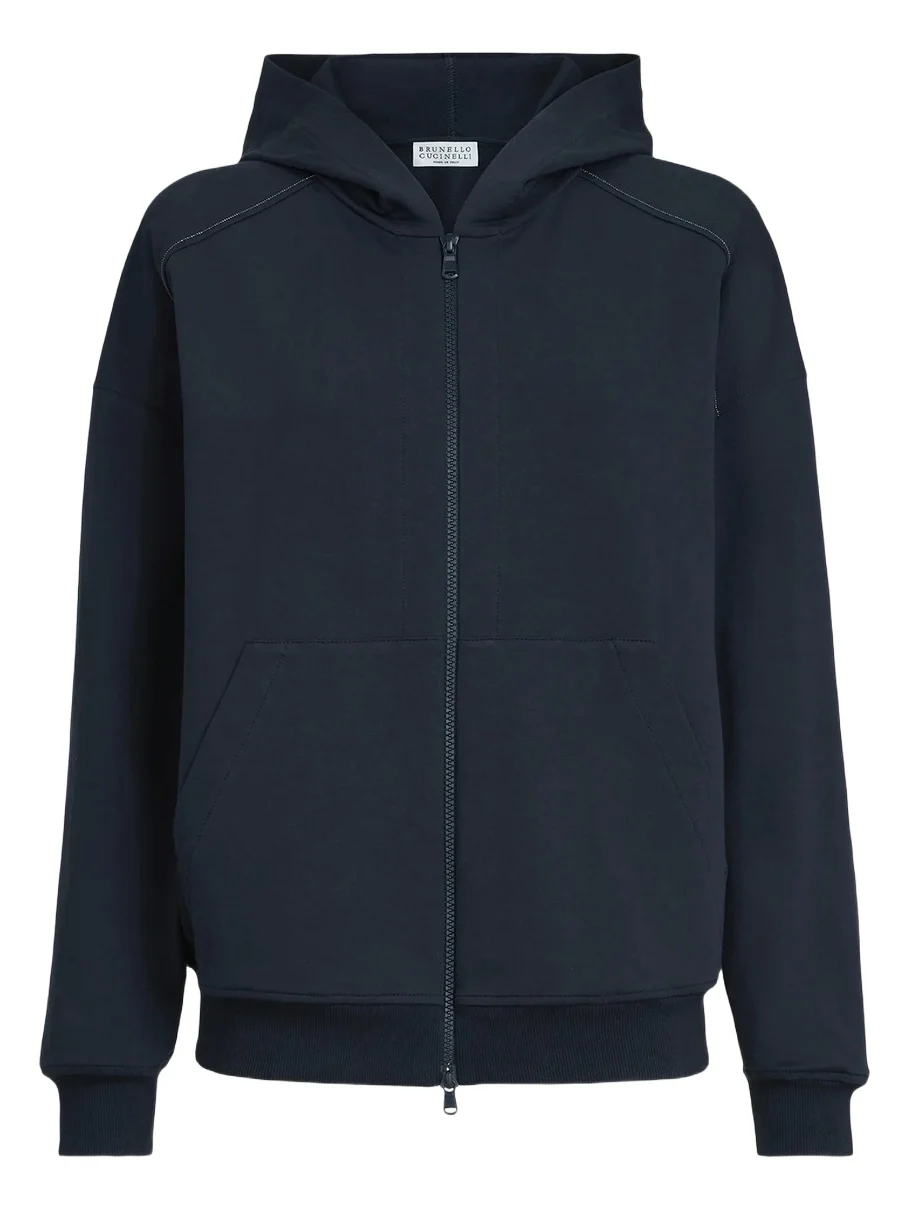 Women's Stretch Cotton Lightweight French Terry Hooded Sweatshirt Women's Stretch Cotton Lightweight French Terry Hooded Sweatshirt