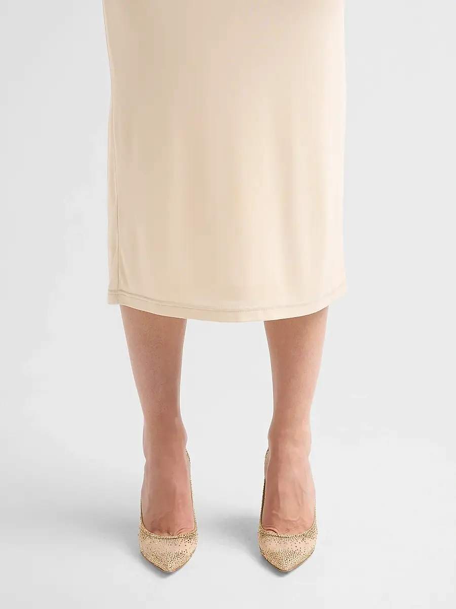 Gianvito Rossi Women's Rania 85MM Embellished Mesh & Suede Pumps - Menu Mekong Beige | Thumbnail 2