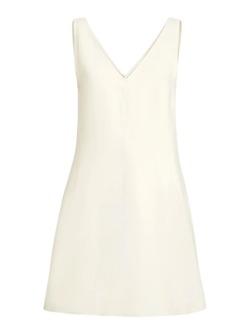Women's Viscose and Linen Fluid Twill Mini Dress Women's Viscose and Linen Fluid Twill Mini Dress