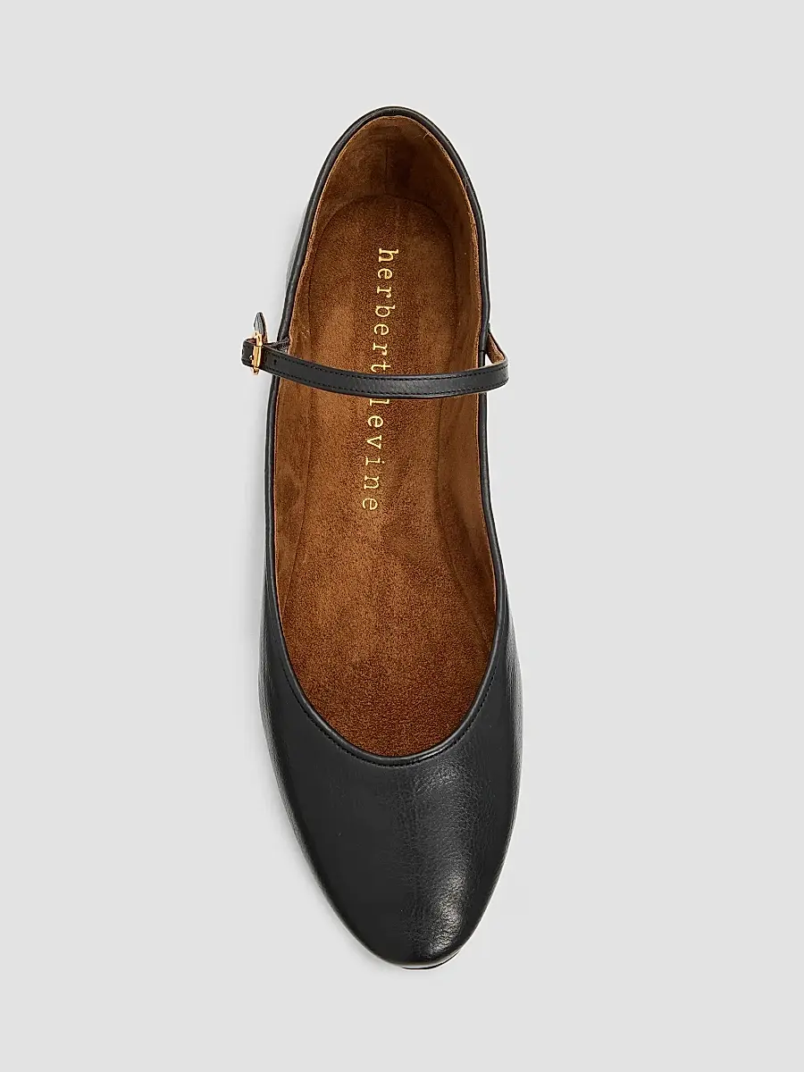 Herbert Levine Women's Rule the Day Leather Mary Janes | Thumbnail 6