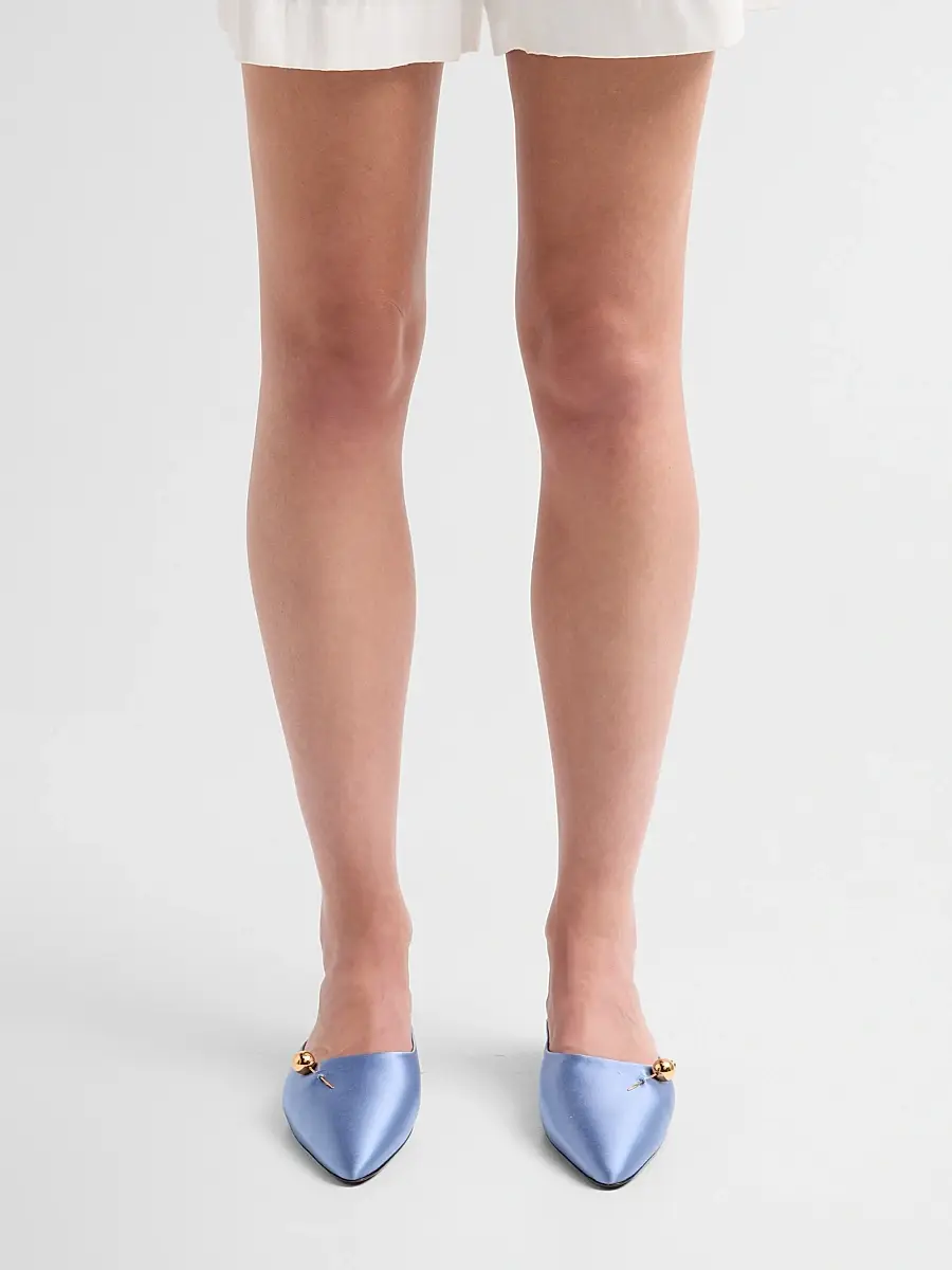Herbert Levine Women's Sleep On It 25MM Satin Mules | Thumbnail 2