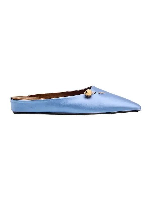 Herbert Levine Women's Sleep On It 25MM Satin Mules