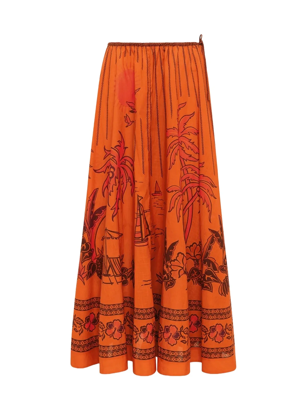 ALÉMAIS Women's Boathouse Maxi Skirt