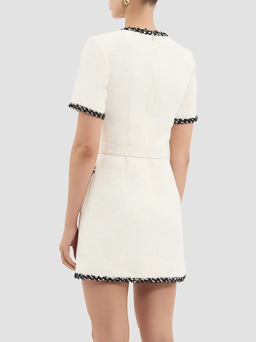 Rebecca Vallance Women's Jacquie Tweed Minidress | Thumbnail 3 Rebecca Vallance Women's Jacquie Tweed Minidress | Thumbnail 3