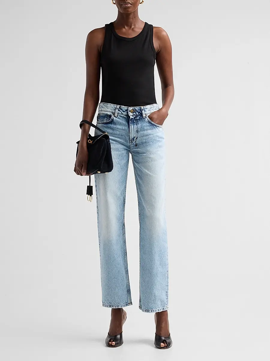 Ksubi Women's Pinup Denim Mid-Rise Straight-Leg Jeans | Thumbnail 2 Ksubi Women's Pinup Denim Mid-Rise Straight-Leg Jeans | Thumbnail 2