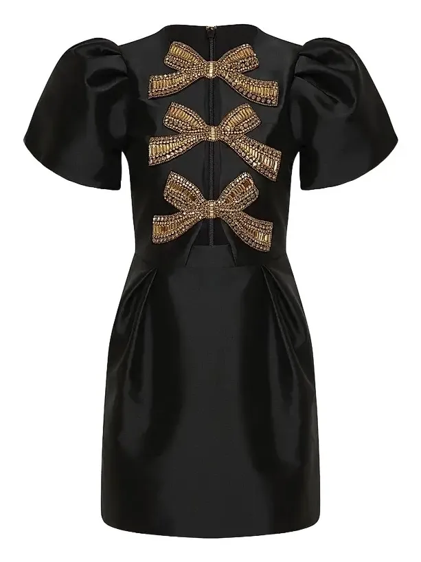 Women's Venus Crystal-Embellished Satin Minidress Women's Venus Crystal-Embellished Satin Minidress