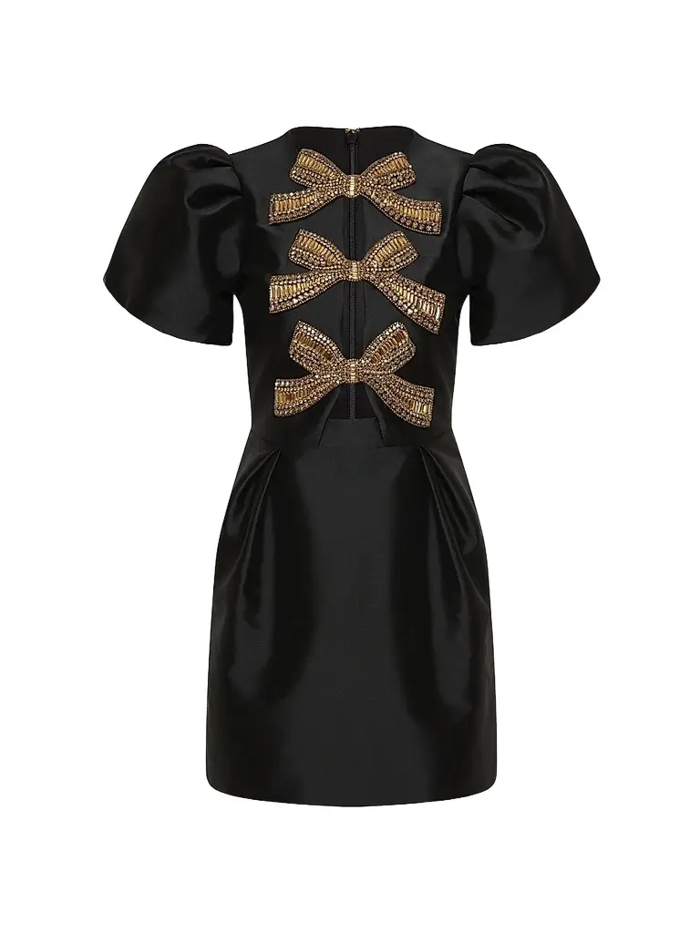Rebecca Vallance Women's Venus Crystal-Embellished Satin Minidress