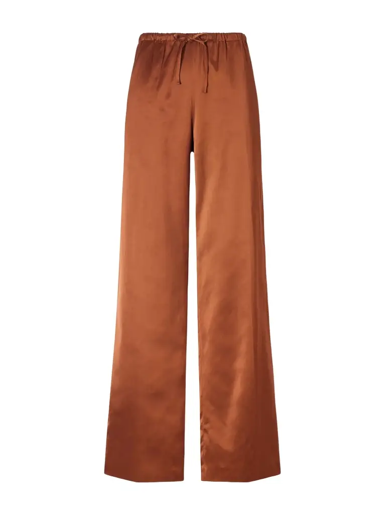Dries Van Noten Puvis wide-leg satin pants | Image 1 Dries Van Noten Puvis wide-leg satin pants | Image 1