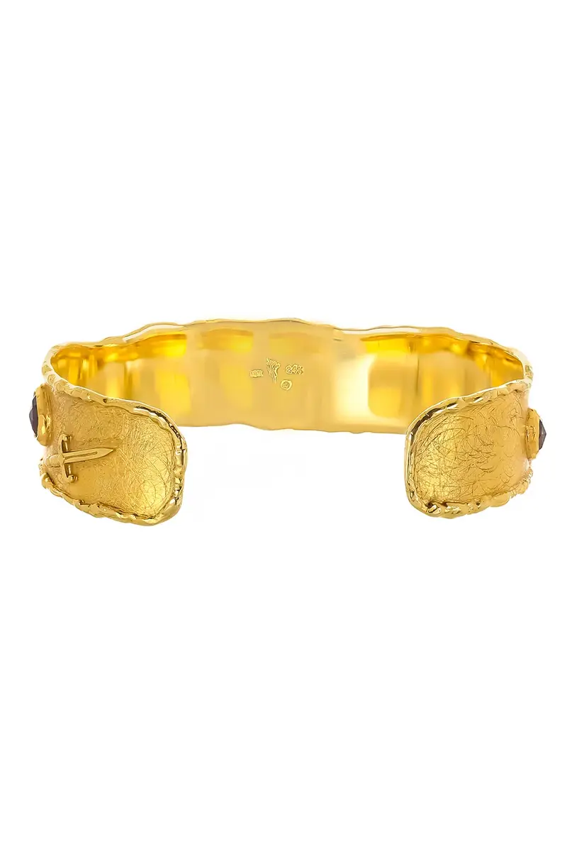 VICTOR VELYAN Brown Zircon Cuff Bracelet | Thumbnail 2 VICTOR VELYAN Brown Zircon Cuff Bracelet | Thumbnail 2