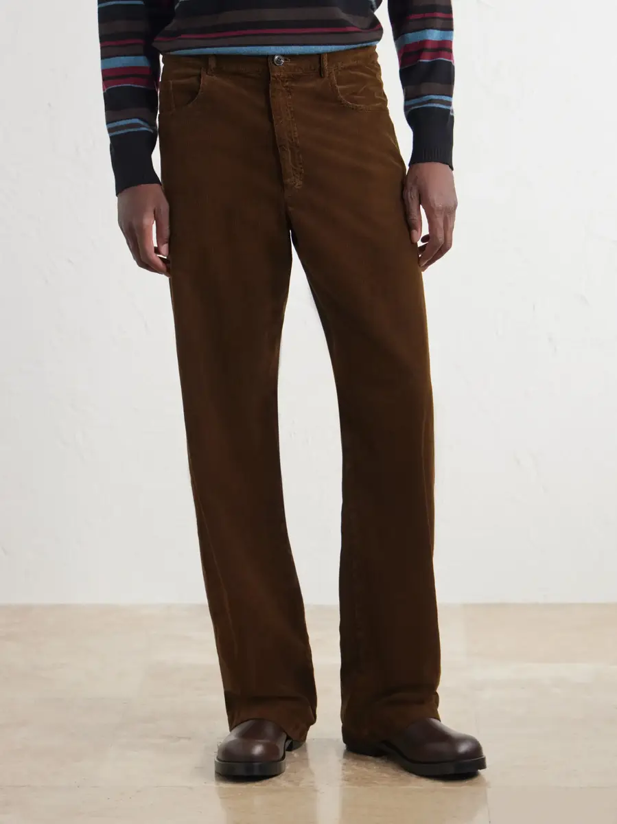 Dries Van Noten Straight-Leg Cotton-Corduroy Trousers | Thumbnail 3 Dries Van Noten Straight-Leg Cotton-Corduroy Trousers | Thumbnail 3