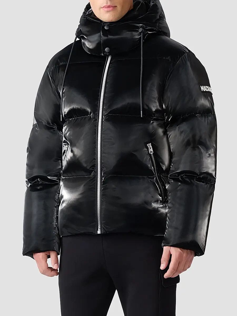 Mackage Men's Kent High-Gloss Hooded Down Jacket | Thumbnail 4 Mackage Men's Kent High-Gloss Hooded Down Jacket | Thumbnail 4