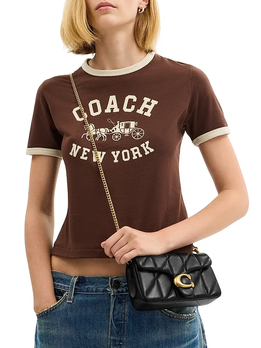 Coach Women's Tabby Quilted Leather Chain Crossbody Bag 19 | Thumbnail 2 Coach Women's Tabby Quilted Leather Chain Crossbody Bag 19 | Thumbnail 2