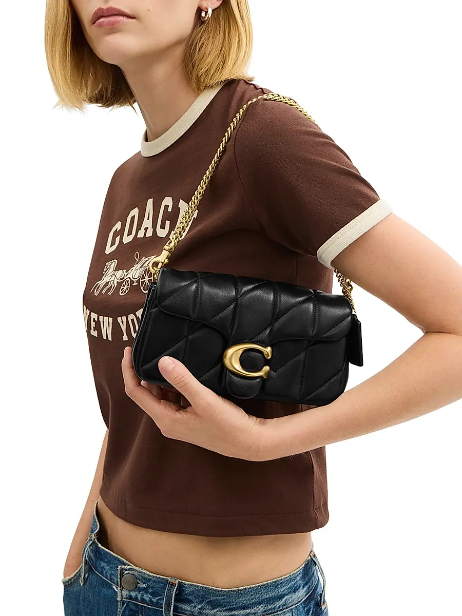Coach Women's Tabby Quilted Leather Chain Crossbody Bag 19 | Thumbnail 3 Coach Women's Tabby Quilted Leather Chain Crossbody Bag 19 | Thumbnail 3