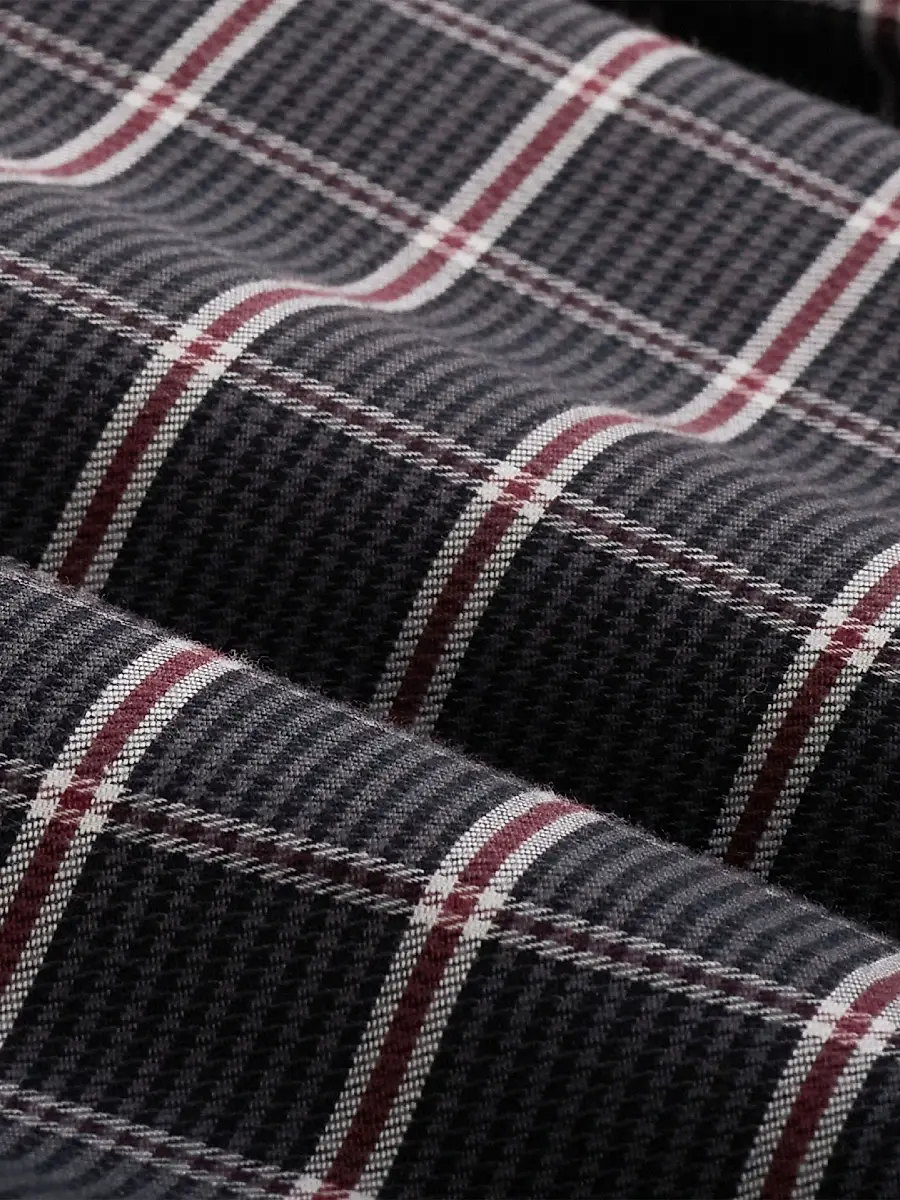 Bugatchi Men's Julian Woven Shaped Cotton-Cashmere Shirt | Thumbnail 6 Bugatchi Men's Julian Woven Shaped Cotton-Cashmere Shirt | Thumbnail 6