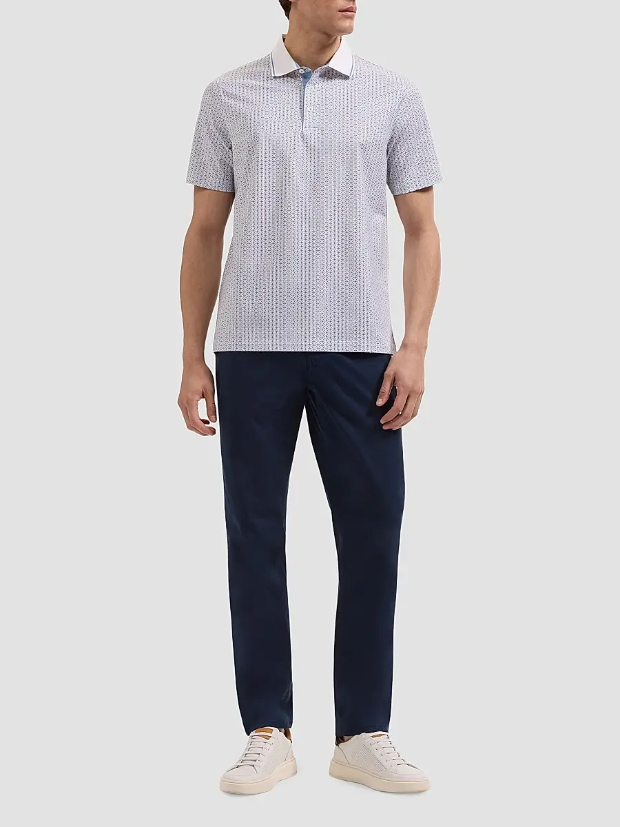 Bugatchi Men's OoohCotton Vidal Polo Shirt | Thumbnail 2 Bugatchi Men's OoohCotton Vidal Polo Shirt | Thumbnail 2