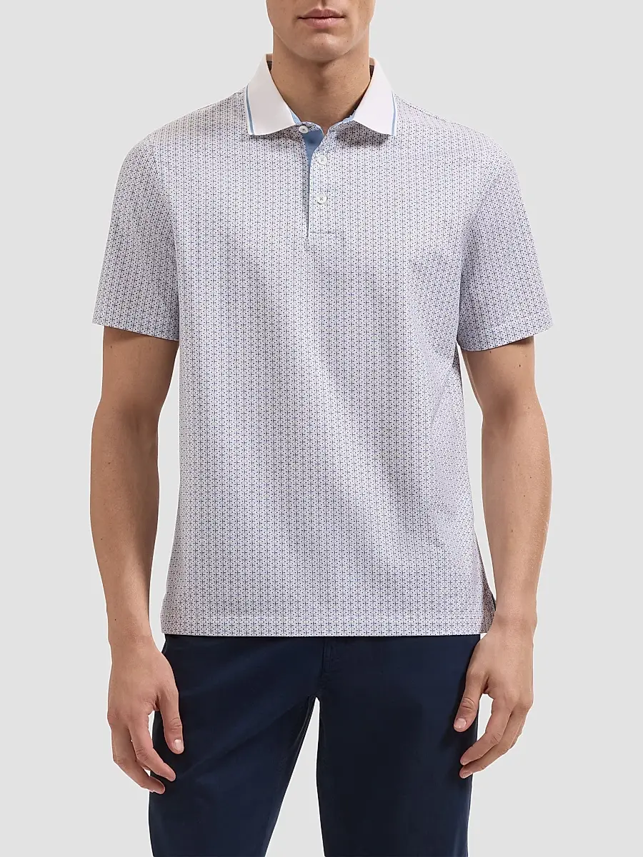 Bugatchi Men's OoohCotton Vidal Polo Shirt | Thumbnail 4 Bugatchi Men's OoohCotton Vidal Polo Shirt | Thumbnail 4