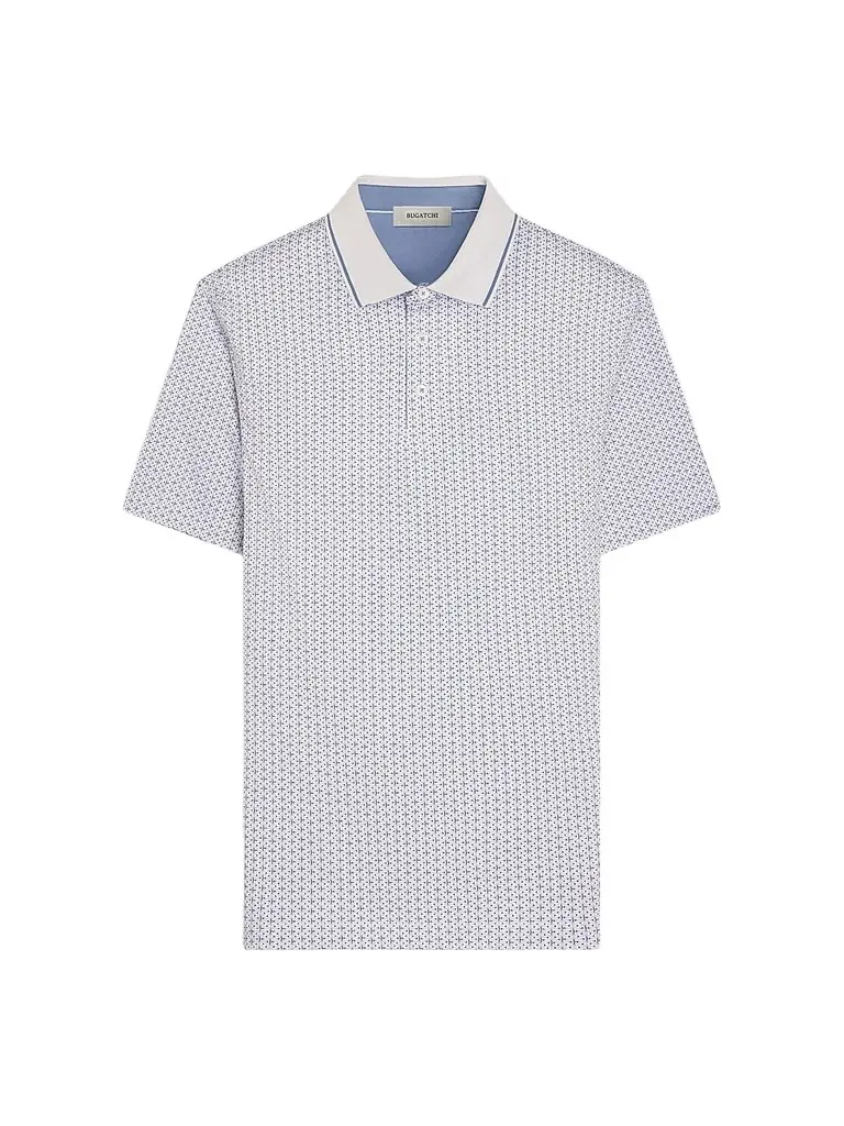 Bugatchi Men's OoohCotton Vidal Polo Shirt | Image 1 Bugatchi Men's OoohCotton Vidal Polo Shirt | Image 1