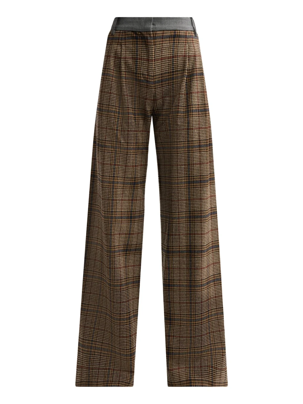 Ramy Brook Women's Leslie Plaid Wide-Leg Pants
