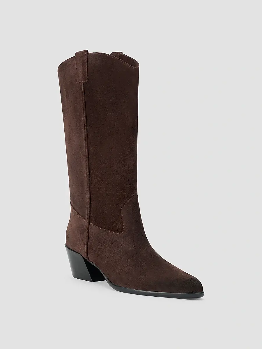 Staud Women's Monty 80MM Suede Boots | Thumbnail 2 Staud Women's Monty 80MM Suede Boots | Thumbnail 2