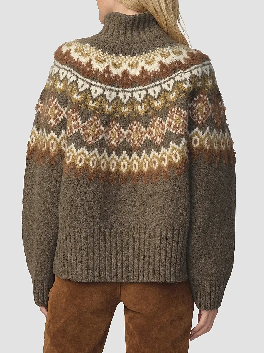 Joe's Jeans Women's The Elva Fair Isle-Style Sweater | Thumbnail 3