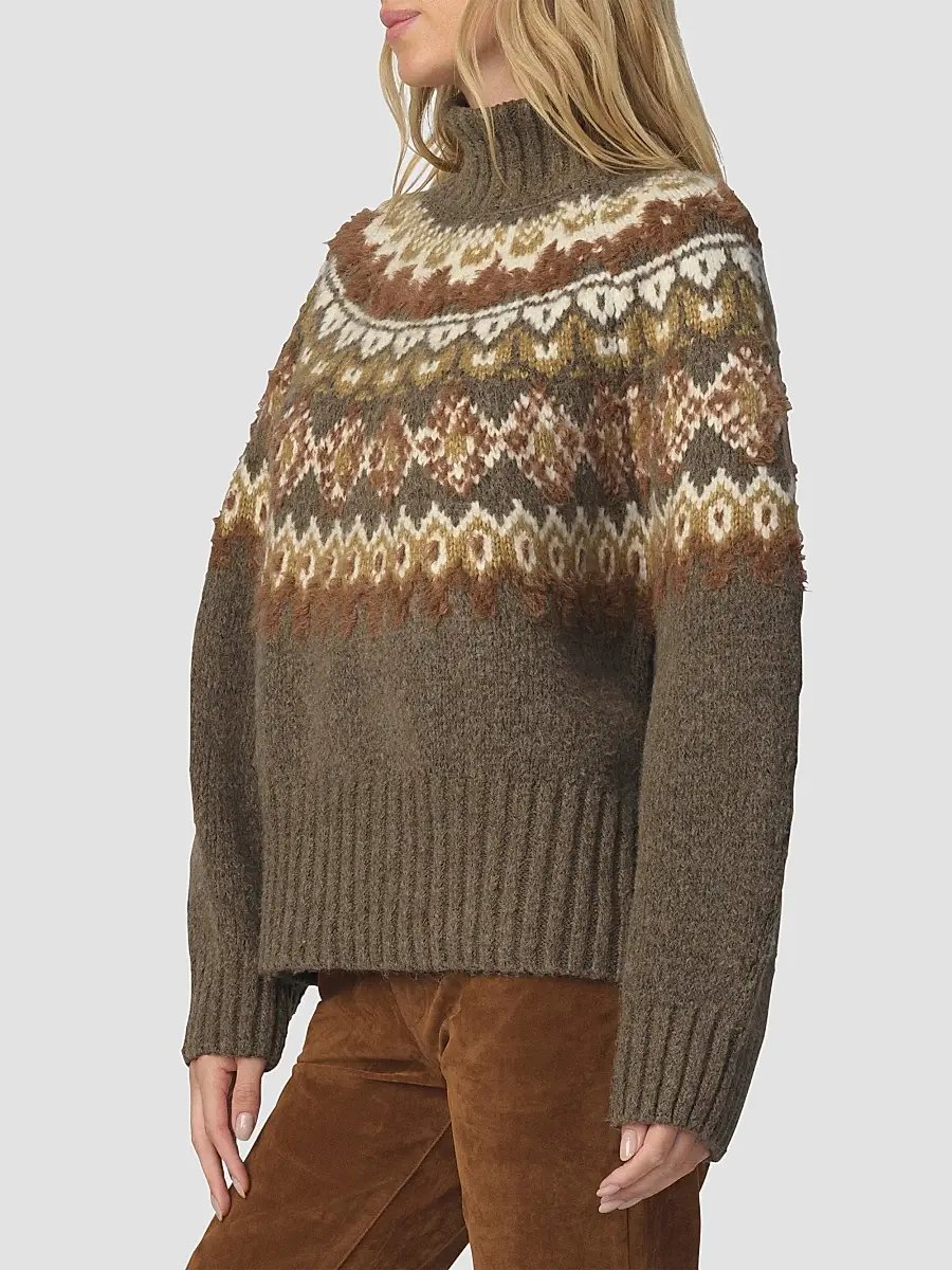 Joe's Jeans Women's The Elva Fair Isle-Style Sweater | Thumbnail 5