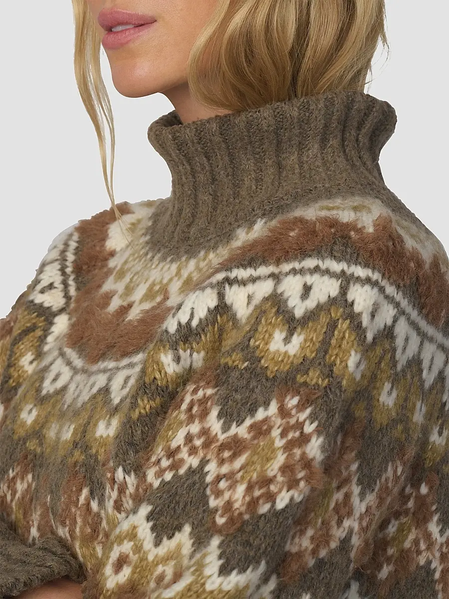 Joe's Jeans Women's The Elva Fair Isle-Style Sweater | Thumbnail 6