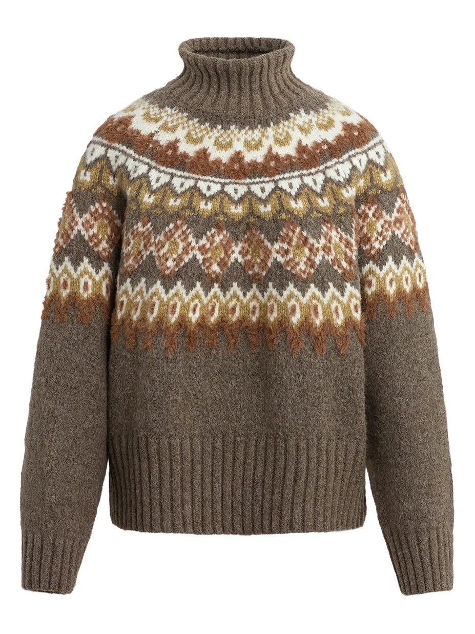 Joe's Jeans Women's The Elva Fair Isle-Style Sweater