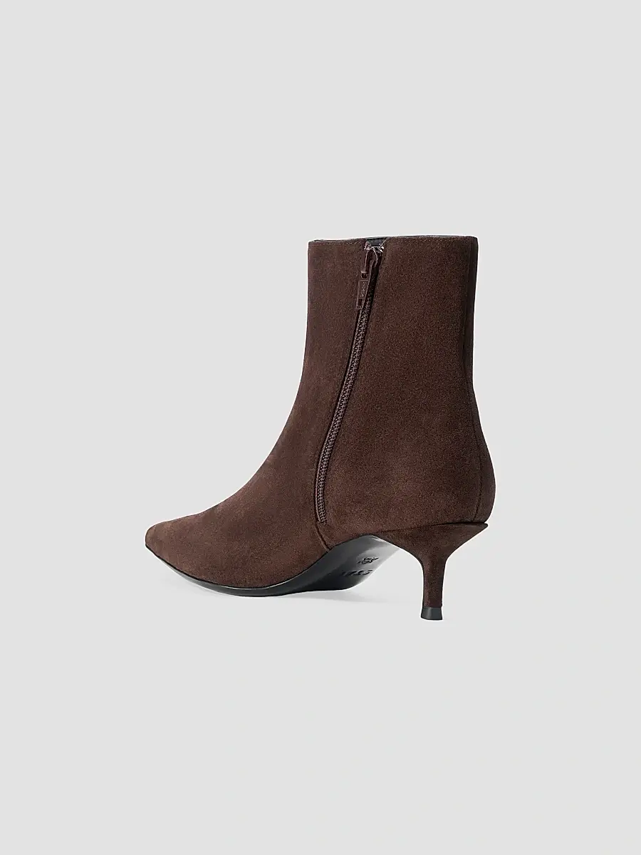 Staud Women's Sebastian Suede Kitten-Heel Ankle Boots | Thumbnail 4 Staud Women's Sebastian Suede Kitten-Heel Ankle Boots | Thumbnail 4