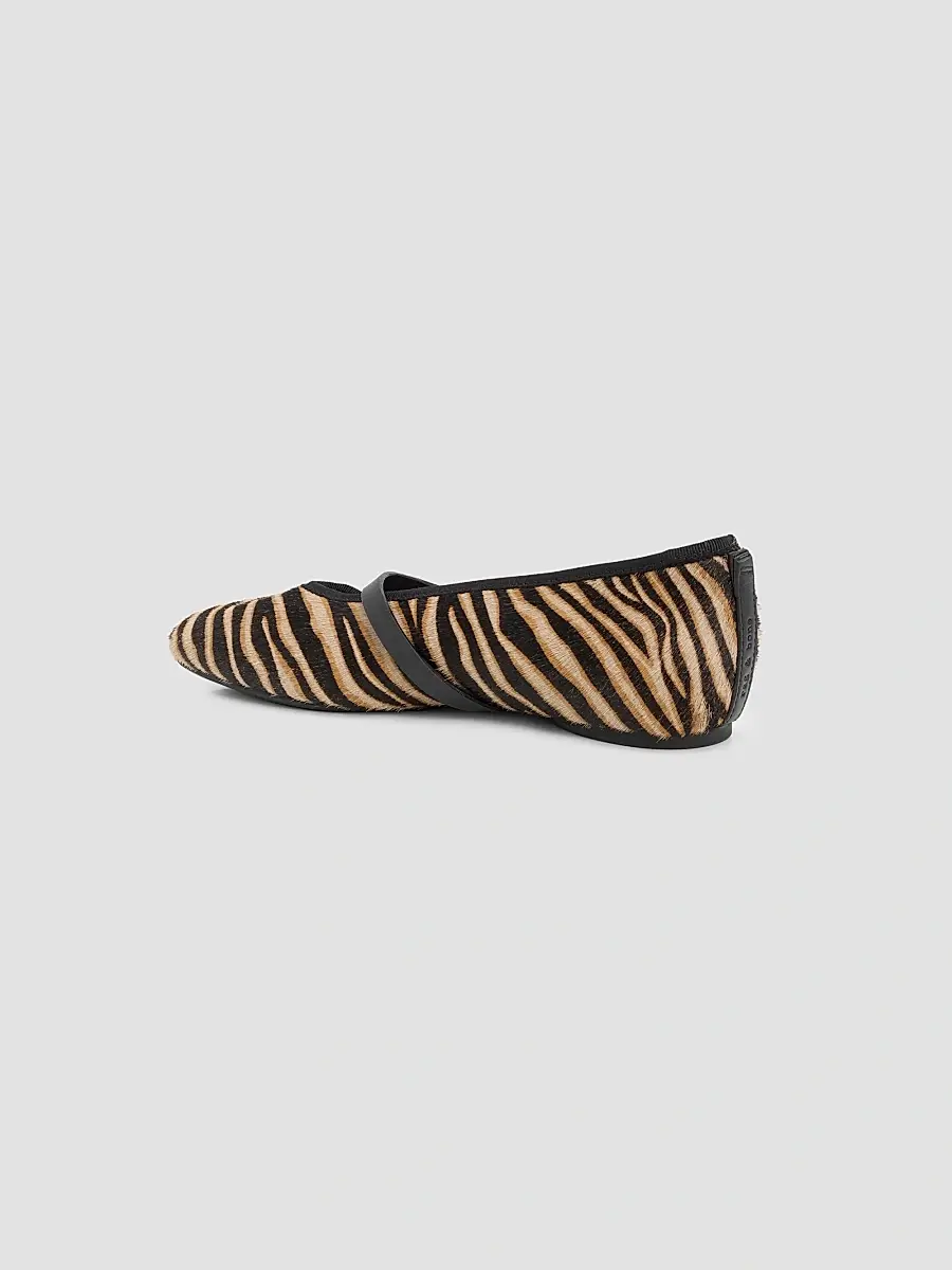 rag & bone Women's Spire Zebra-Print Calf Hair Mary Janes | Thumbnail 2 rag & bone Women's Spire Zebra-Print Calf Hair Mary Janes | Thumbnail 2