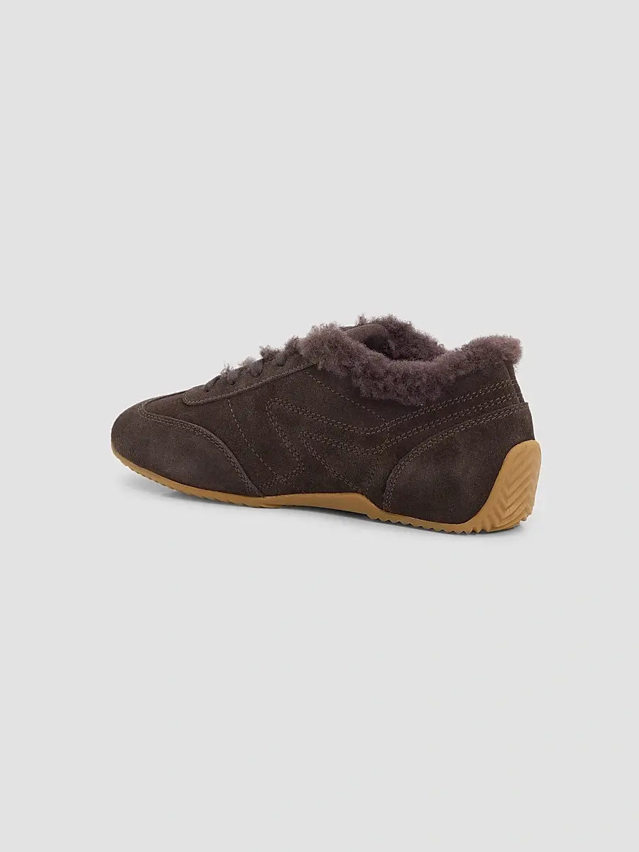 rag & bone Women's Retro Runner Suede & Shearling Low-Top Sneakers | Thumbnail 2 rag & bone Women's Retro Runner Suede & Shearling Low-Top Sneakers | Thumbnail 2