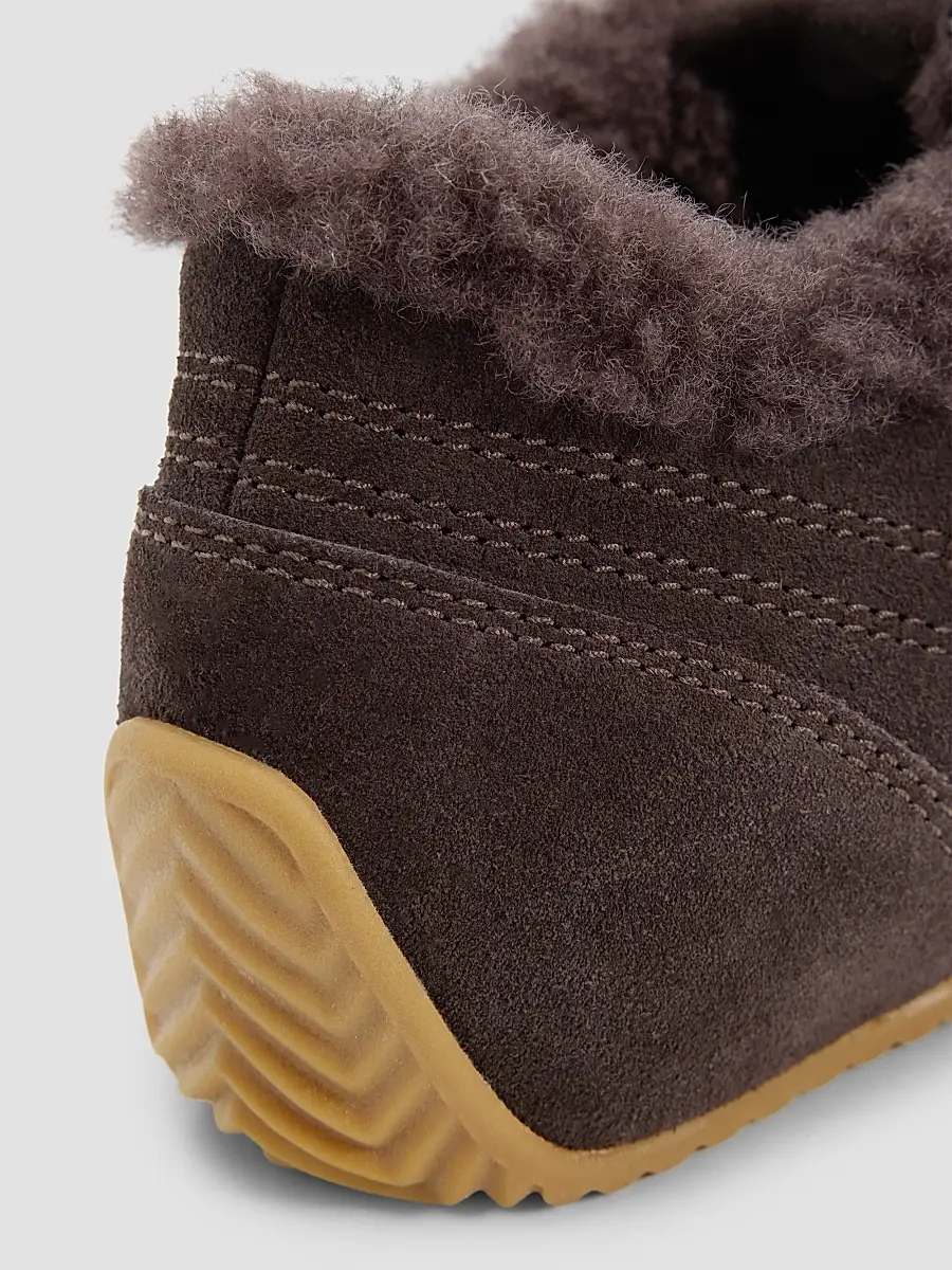 rag & bone Women's Retro Runner Suede & Shearling Low-Top Sneakers | Thumbnail 3 rag & bone Women's Retro Runner Suede & Shearling Low-Top Sneakers | Thumbnail 3