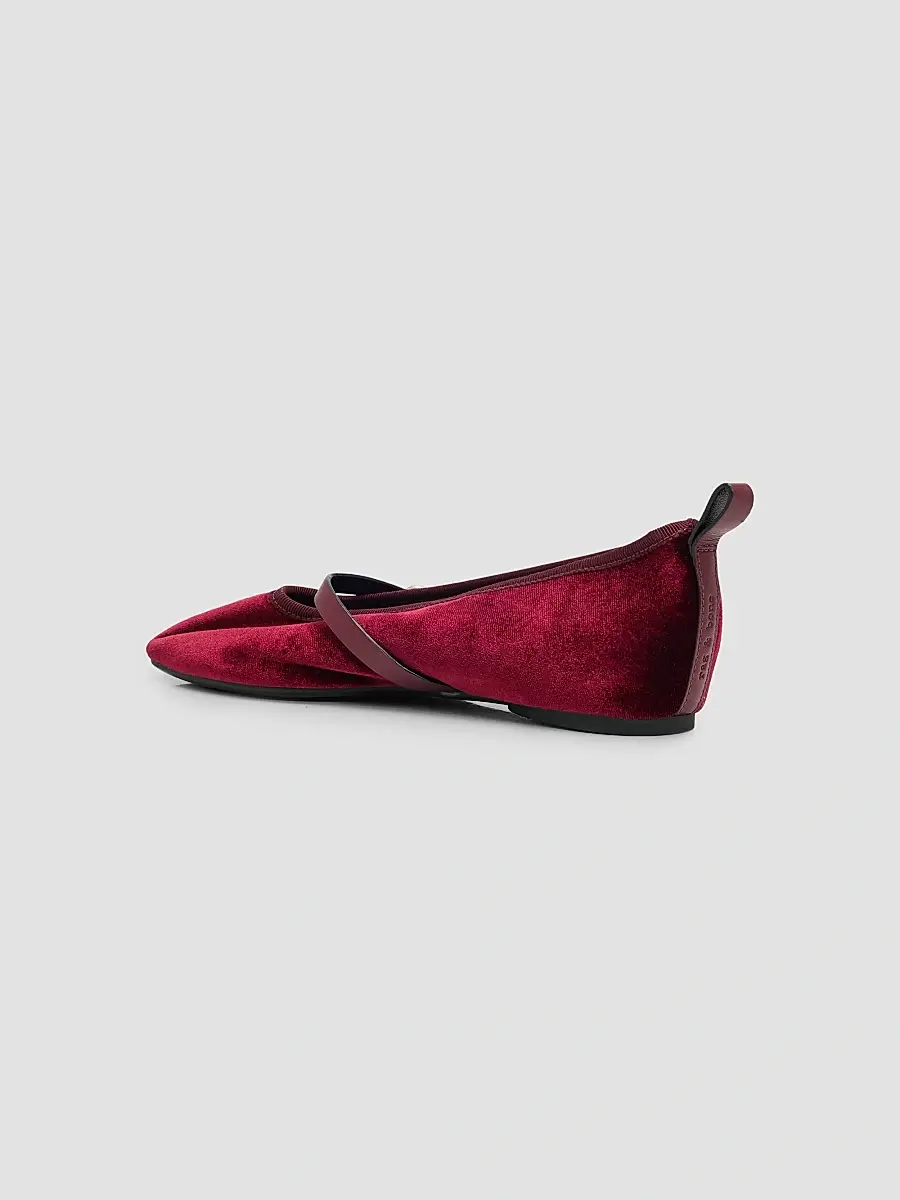 rag & bone Women's Spire Velvet Mary Janes | Thumbnail 2 rag & bone Women's Spire Velvet Mary Janes | Thumbnail 2