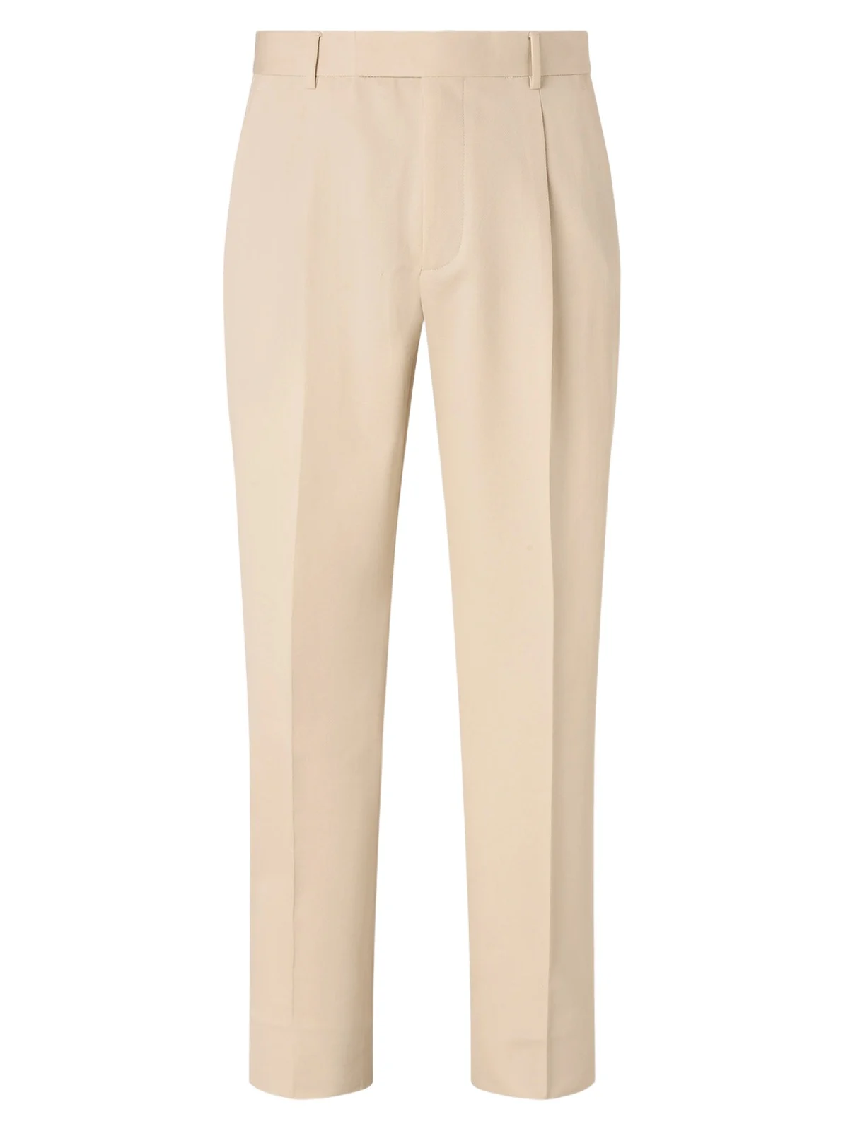 Zegna Men's Cotton and Wool Pants - Cream White