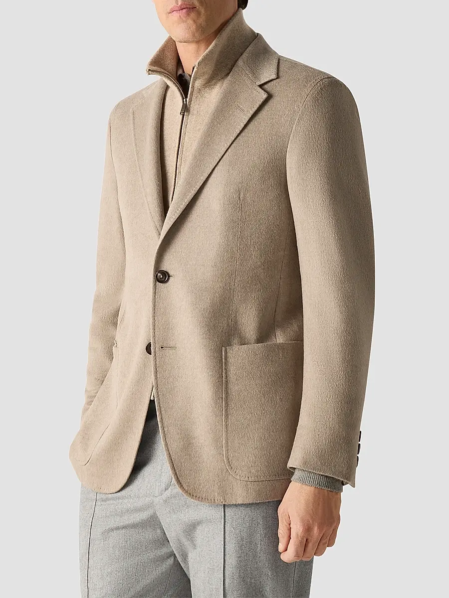 Zegna Men's Oasi Cashmere Jacket | Thumbnail 2