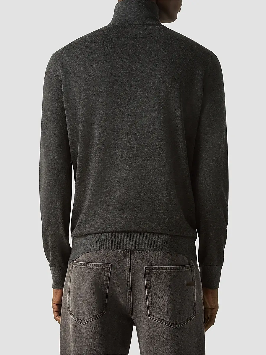 Zegna Men's Cashseta Turtleneck Sweater | Thumbnail 4 Zegna Men's Cashseta Turtleneck Sweater | Thumbnail 4