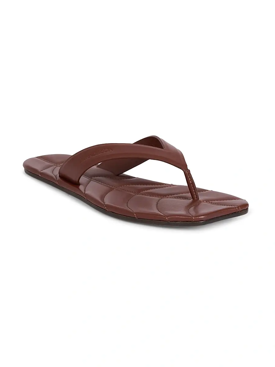 JW Anderson Women's Leaf Leather Thong Sandals | Thumbnail 2 JW Anderson Women's Leaf Leather Thong Sandals | Thumbnail 2