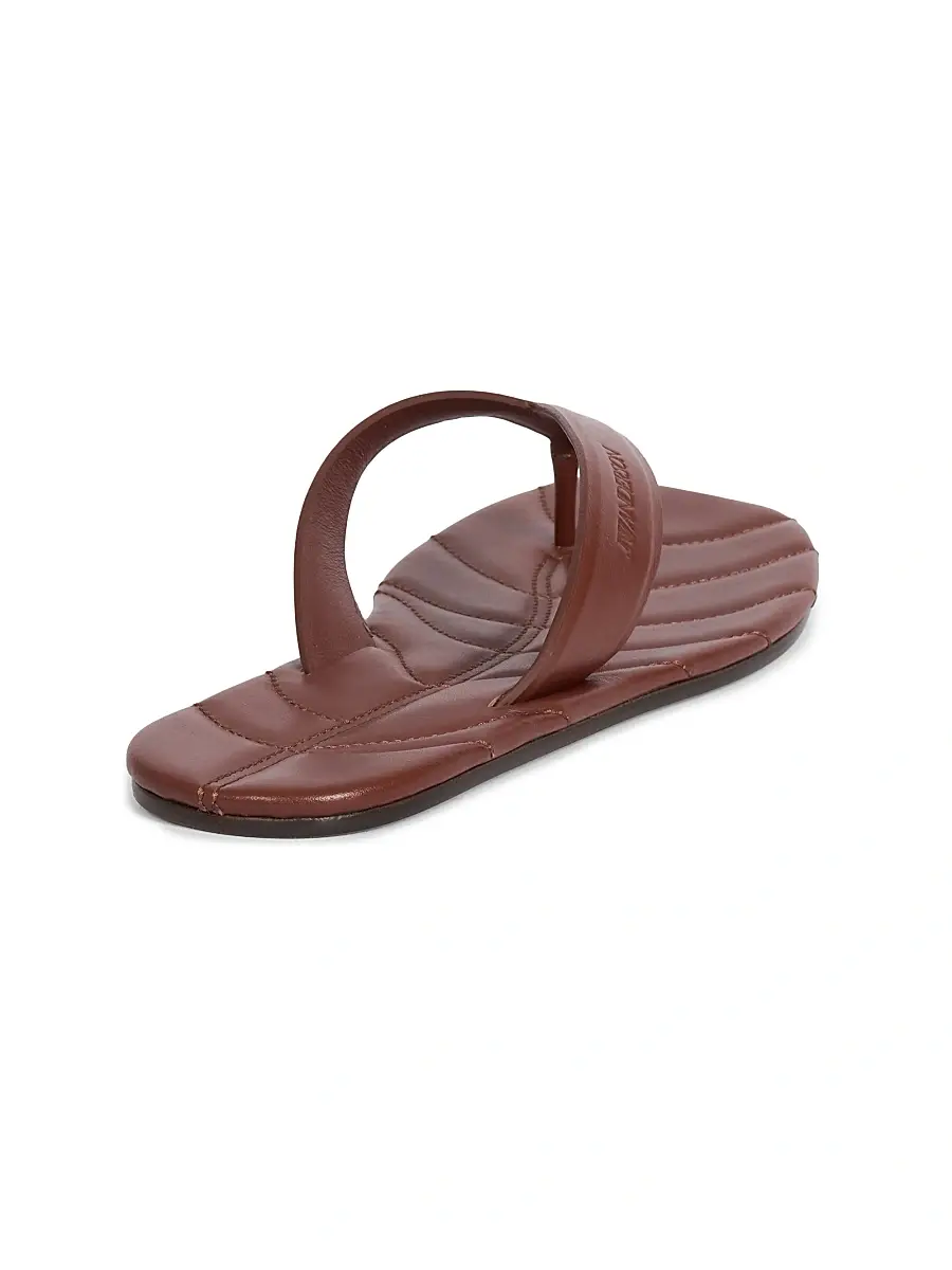 JW Anderson Women's Leaf Leather Thong Sandals | Thumbnail 3 JW Anderson Women's Leaf Leather Thong Sandals | Thumbnail 3