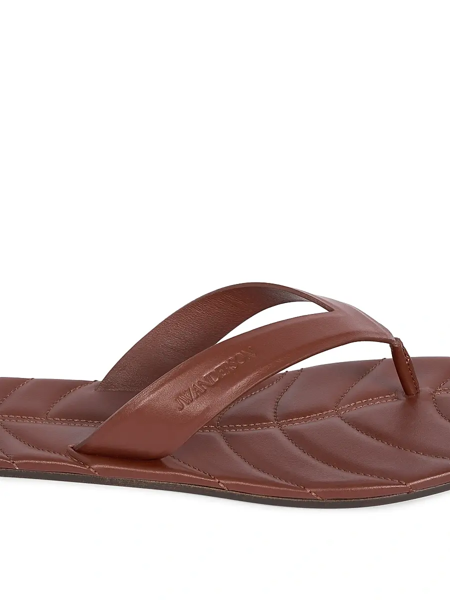 JW Anderson Women's Leaf Leather Thong Sandals | Thumbnail 6 JW Anderson Women's Leaf Leather Thong Sandals | Thumbnail 6