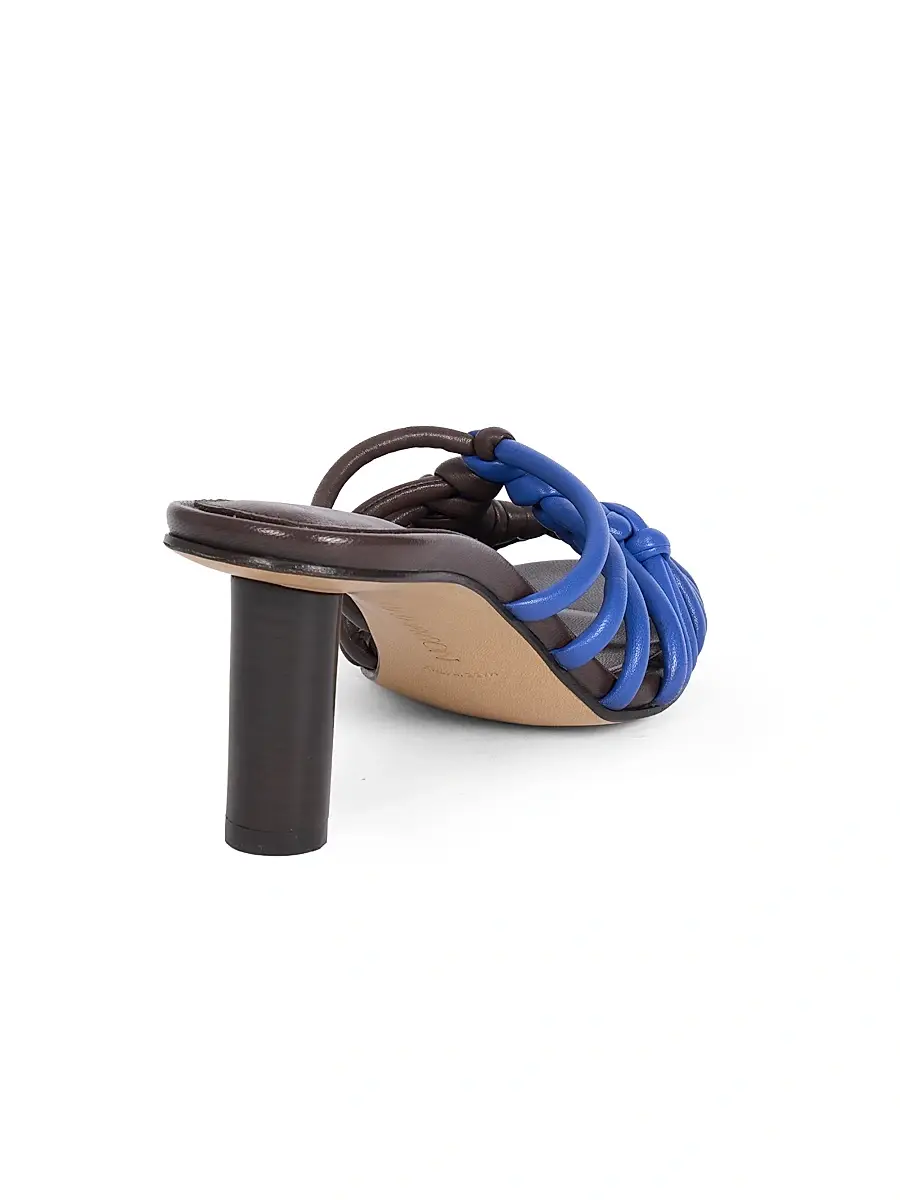 JW Anderson Women's Plot 70MM Two-Tone Strappy Leather Sandals | Thumbnail 3 JW Anderson Women's Plot 70MM Two-Tone Strappy Leather Sandals | Thumbnail 3