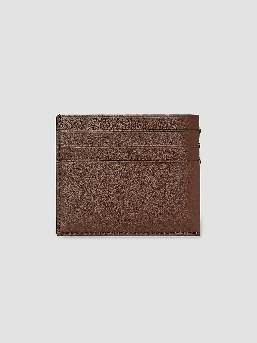 Zegna Men's Secondskin Card Case | Thumbnail 3 Zegna Men's Secondskin Card Case | Thumbnail 3