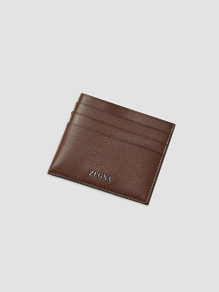 Zegna Men's Secondskin Card Case | Thumbnail 4 Zegna Men's Secondskin Card Case | Thumbnail 4