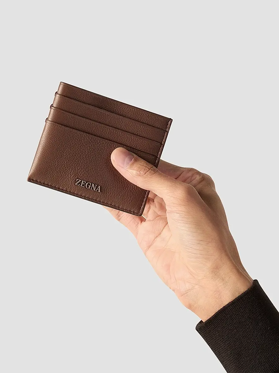 Zegna Men's Secondskin Card Case | Thumbnail 5 Zegna Men's Secondskin Card Case | Thumbnail 5