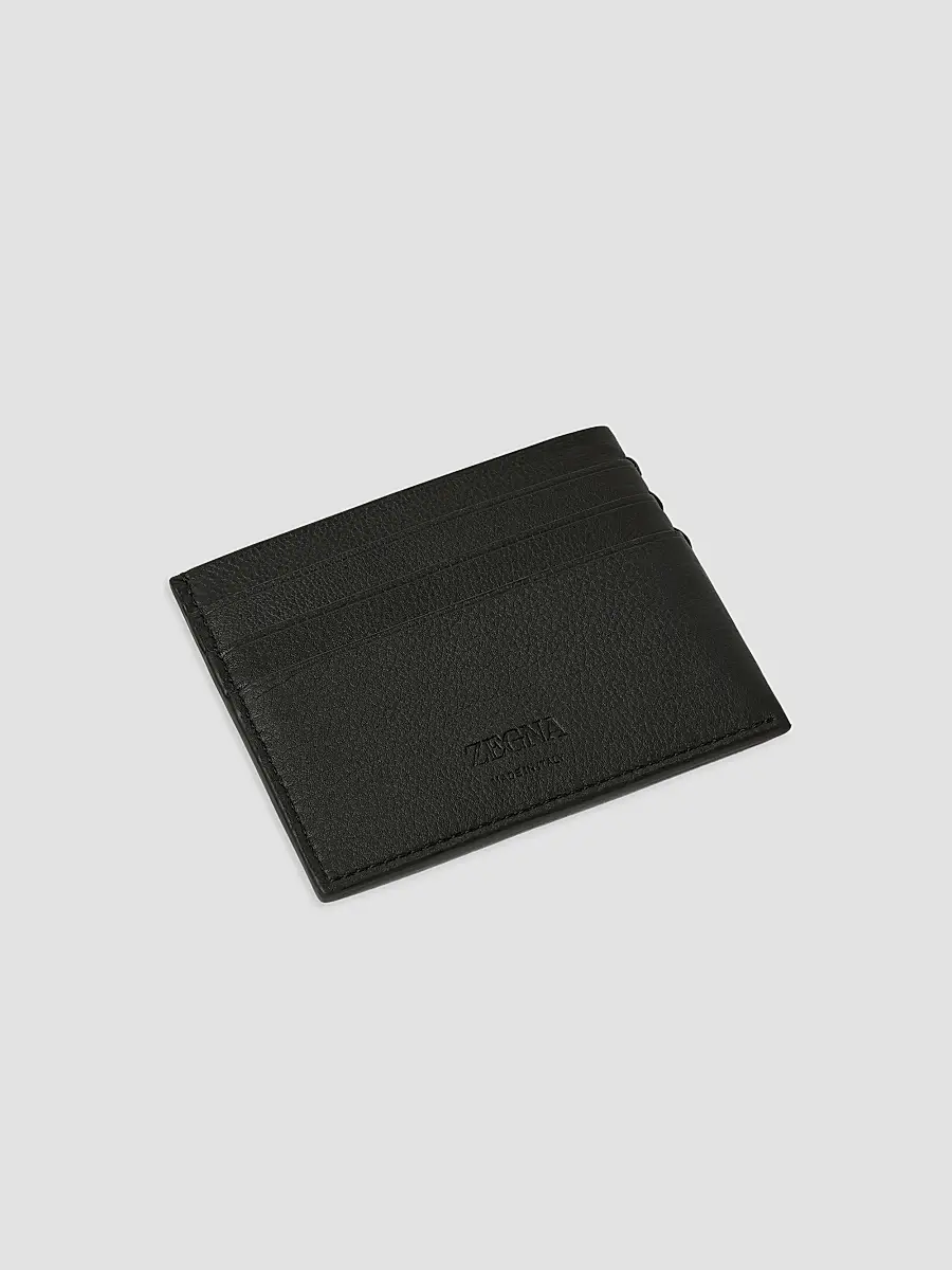 Zegna Men's Secondskin Card Case | Thumbnail 4 Zegna Men's Secondskin Card Case | Thumbnail 4